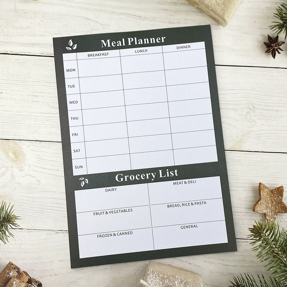 Meal Prep Weight Loss - 2Pcs Weekly Meal Planner Notebook Diet