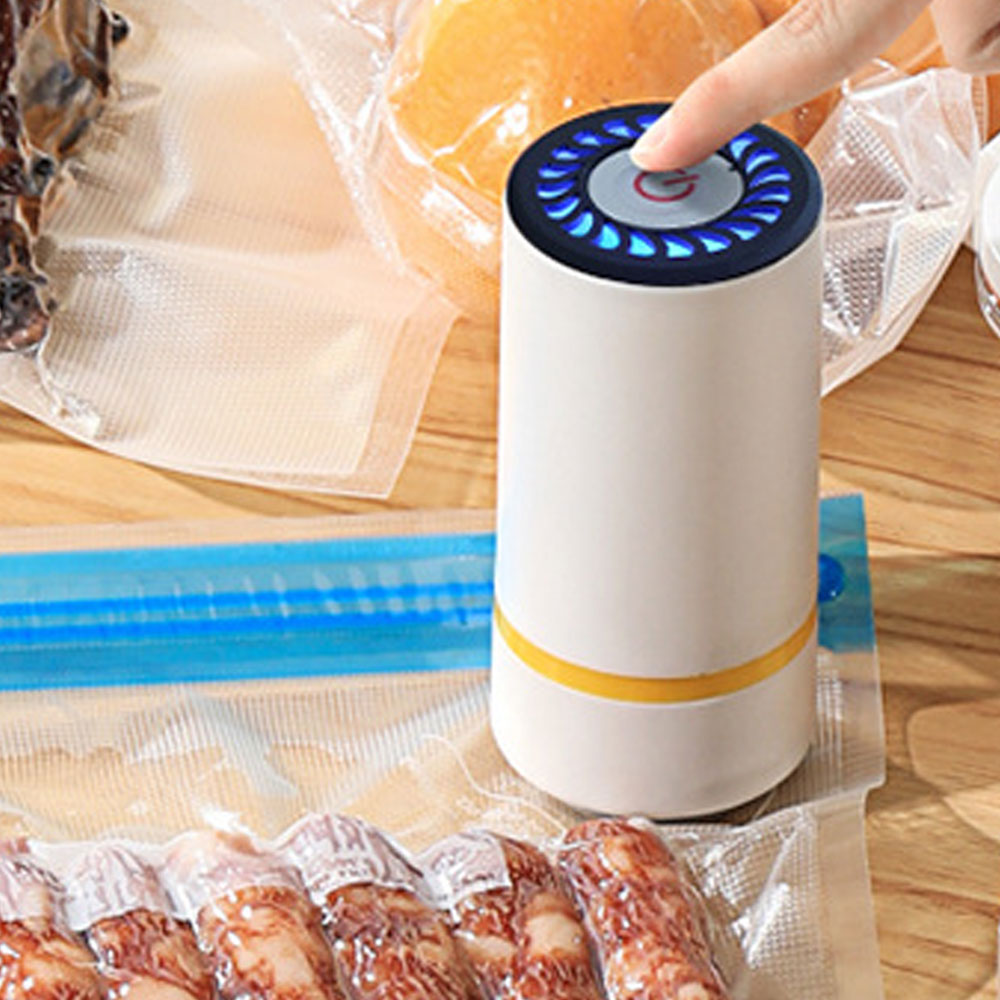 Meal Prep Vacuum Sealer - Vacuum Sealer Wireless Portable Food Preservation