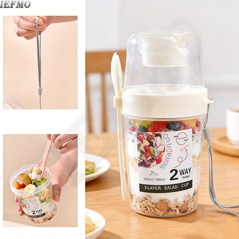 On-the-Go Salad Bowl Set with  - Meal Prep Weight Loss ulasan dan harga