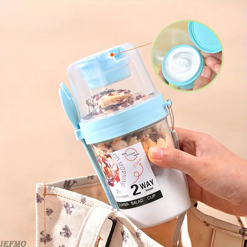 On-the-Go Salad Bowl Set with  - Meal Prep Weight Loss ulasan dan harga