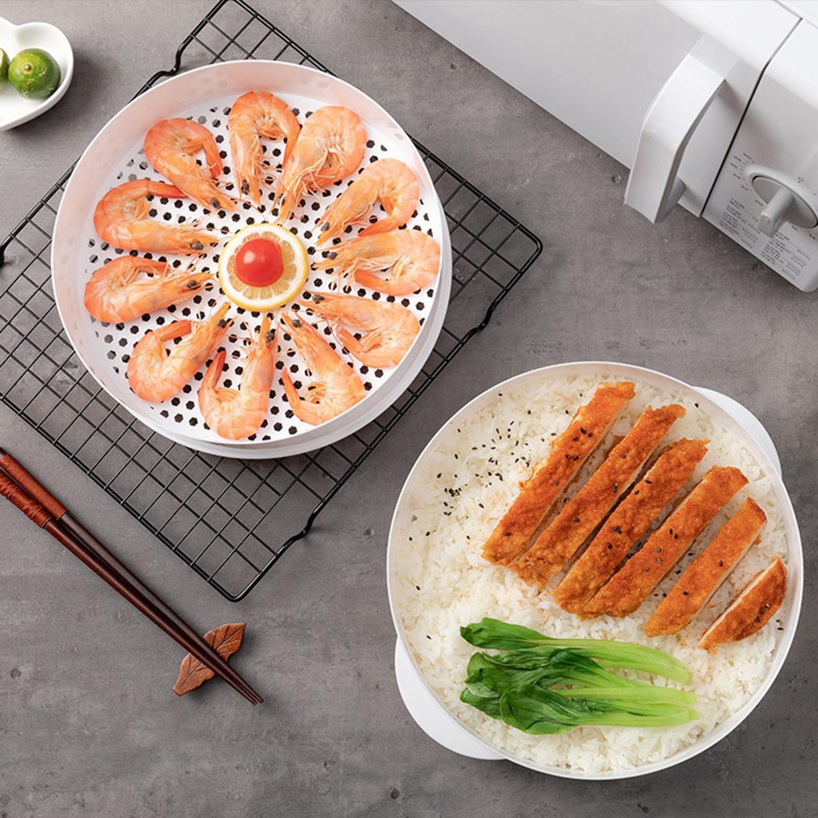 Stackable Microwave Food Steam - Meal Prep Quick ulasan dan harga