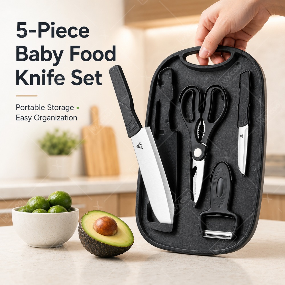 Baby Food Preparation Knife Se - Meal Prep Kit ulasan dan harga