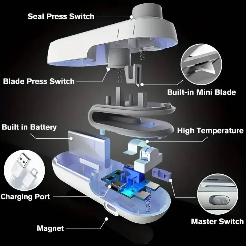 Handheld Bag Sealers USB-C Rec - Meal Prep Vacuum Seal ulasan dan harga