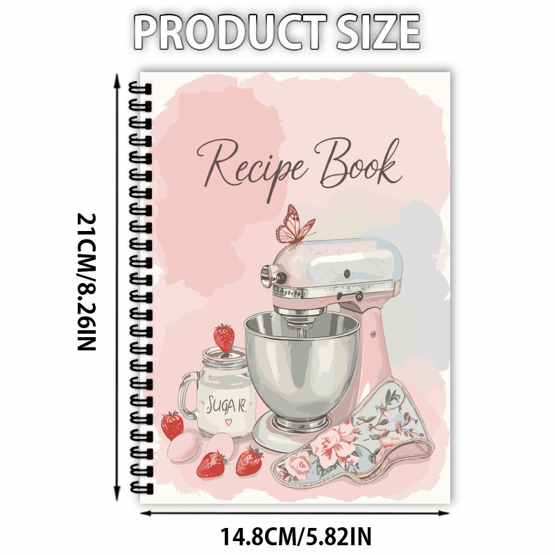 Recipe Spiral Notebook Log,Per - Meal Prep Book ulasan dan harga