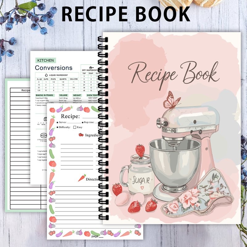Recipe Spiral Notebook Log,Per - Meal Prep Book ulasan dan harga