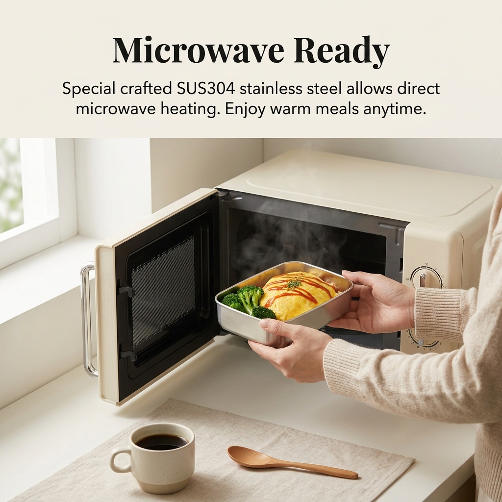 Stainless Steel Bento Box Meta - Meal Prep Lunch Boxes ulasan dan harga