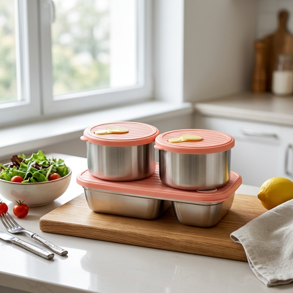 Microwave Safe 304 Stainless S - Meal Prep Lunch Boxes ulasan dan harga