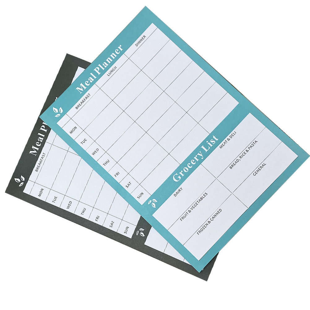 2Pcs Weekly Meal Planner Noteb - Meal Prep Weight Loss ulasan dan harga