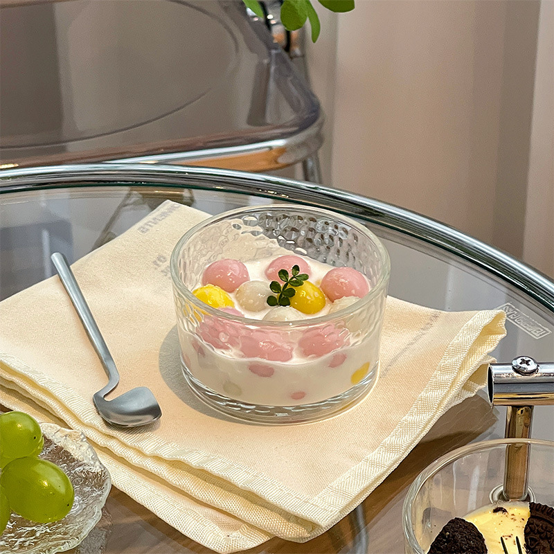 YWDL 4pcs Clear Glass Mini Bow - Meal Prep Kit ulasan dan harga