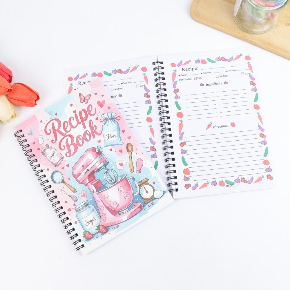 Recipe Notebook 100 Sheets Rec - Meal Prep Book ulasan dan harga