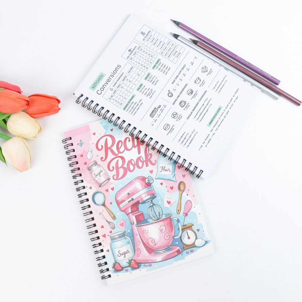 Recipe Notebook 100 Sheets Rec - Meal Prep Book ulasan dan harga