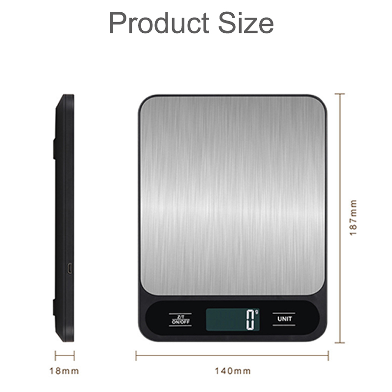 Food Kitchen Scale, Digital Gr - Meal Prep Weight Loss ulasan dan harga