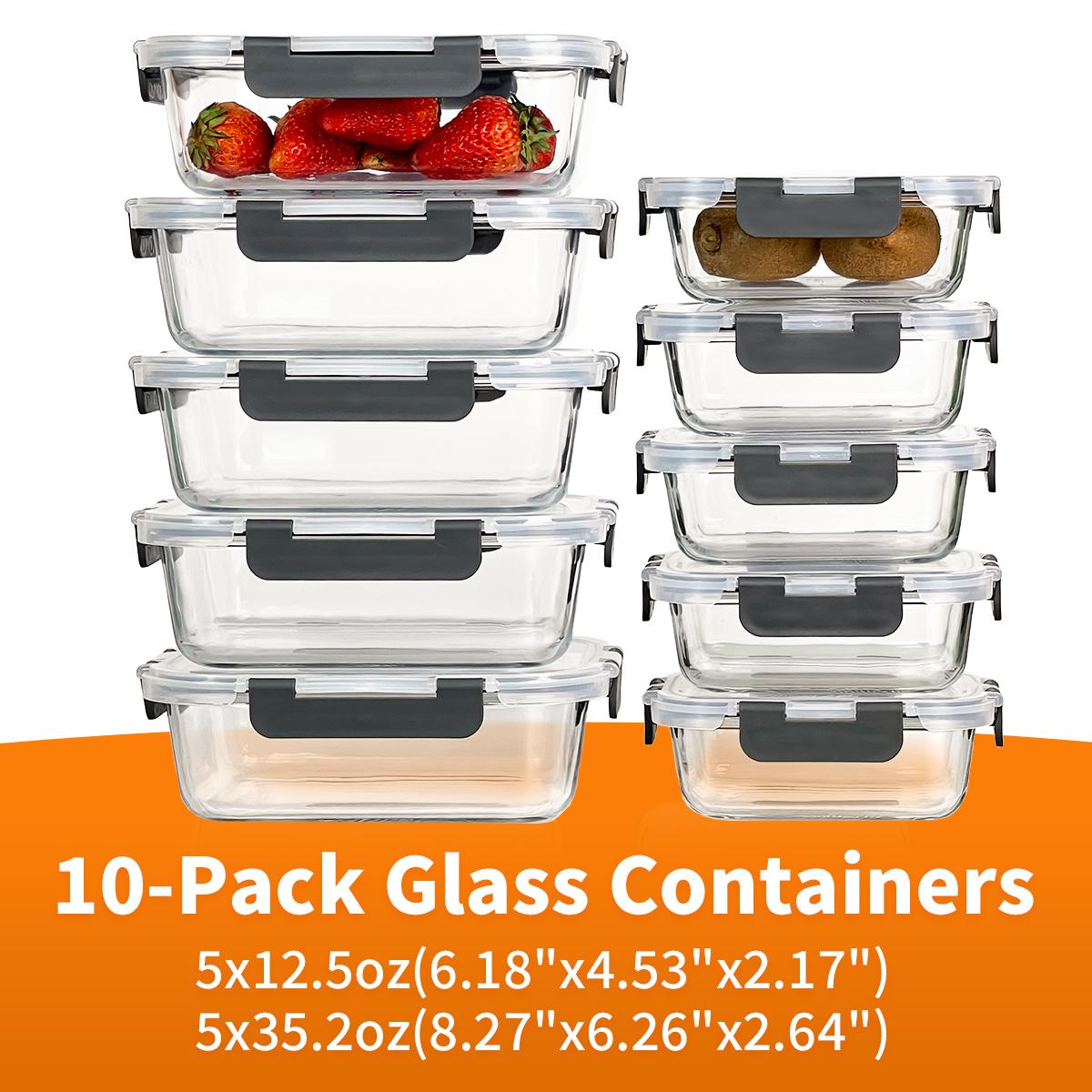 Glass Food Storage Containers  - Meal Prep Kit ulasan dan harga