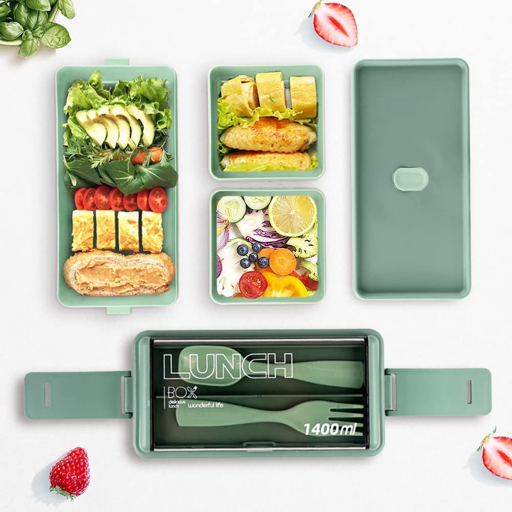 ABFW Bento Box Kit, 47.35OZ Be - Meal Prep Kit ulasan dan harga