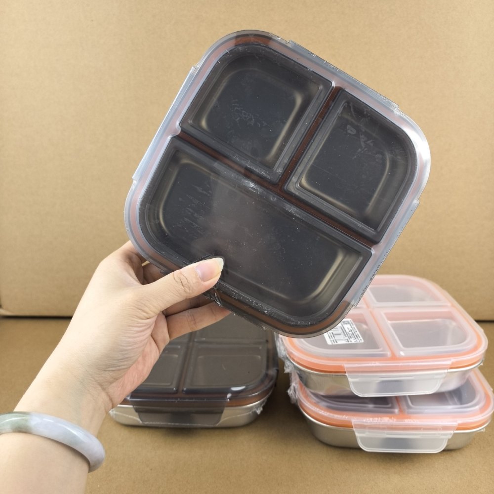 Rectangle 304 Stainless Steel  - Meal Prep Healthy Lunch ulasan dan harga
