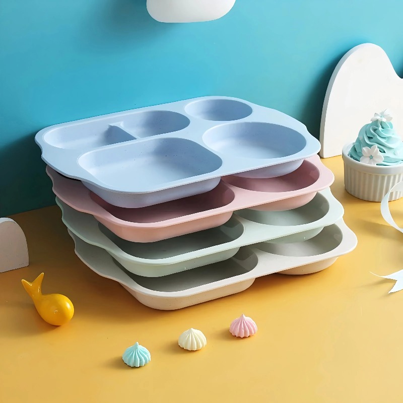 Reusable 5-Compartment Plate,  - Meal Prep Weight Loss ulasan dan harga