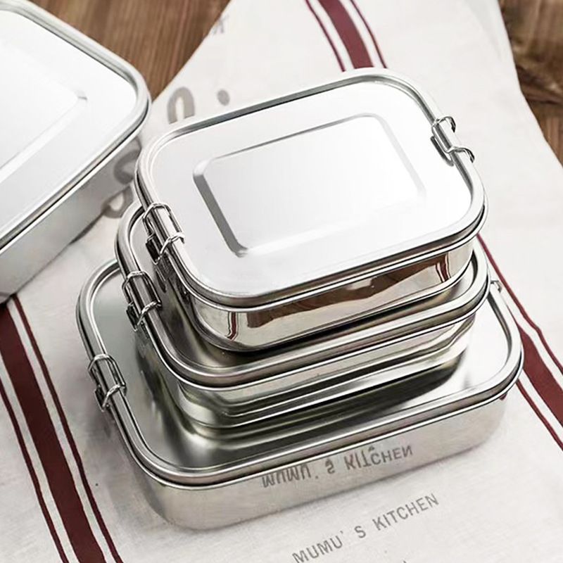 304 Stainless Steel Square Lun - Meal Prep Lunch Boxes ulasan dan harga