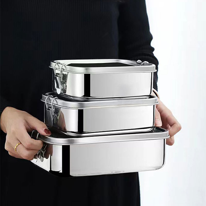 304 Stainless Steel Square Lun - Meal Prep Lunch Boxes ulasan dan harga