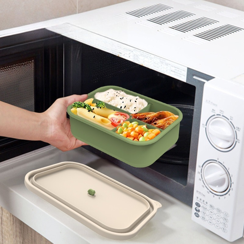 Microwave Safe Silicone Lunch  - Meal Prep Weight Loss ulasan dan harga
