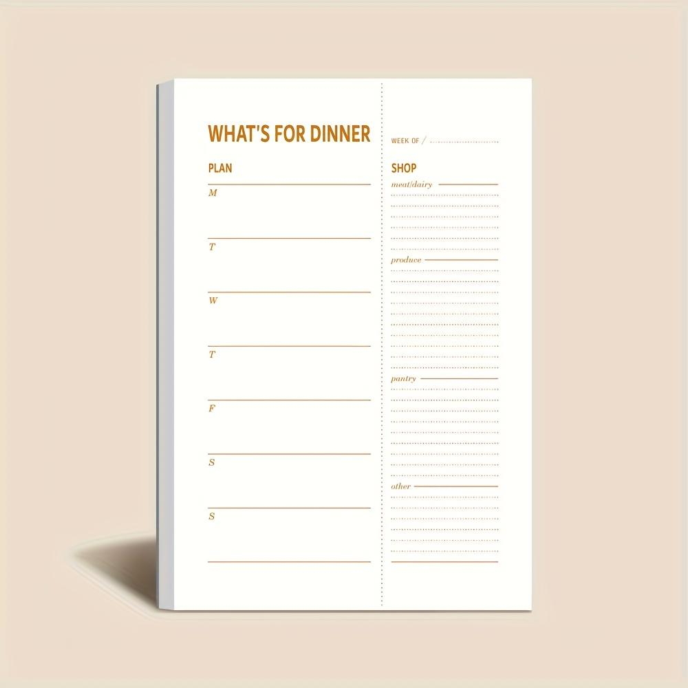 1pc Daily Diet Plan Notebook,  - Meal Prep Book ulasan dan harga